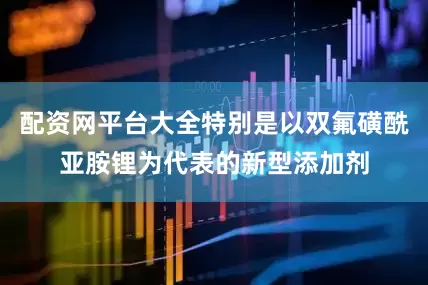 配资网平台大全特别是以双氟磺酰亚胺锂为代表的新型添加剂